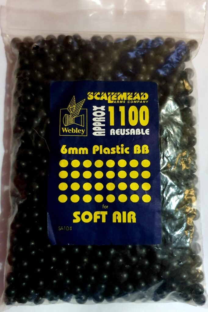 Soft AIR 6mm plastic BB Black