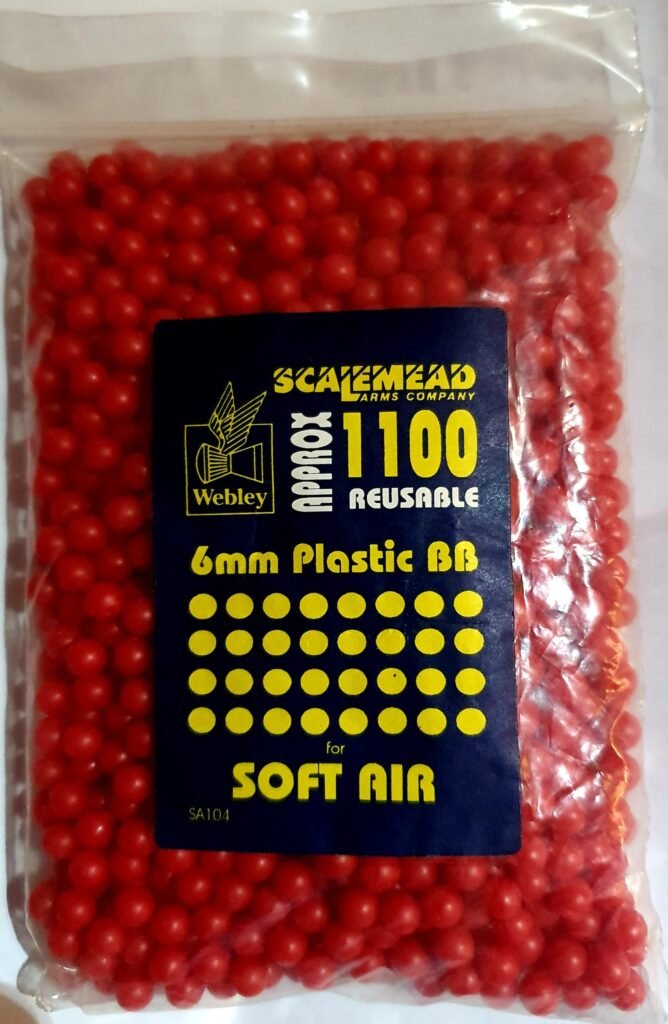 Soft AIR 6mm plastic BB RED
