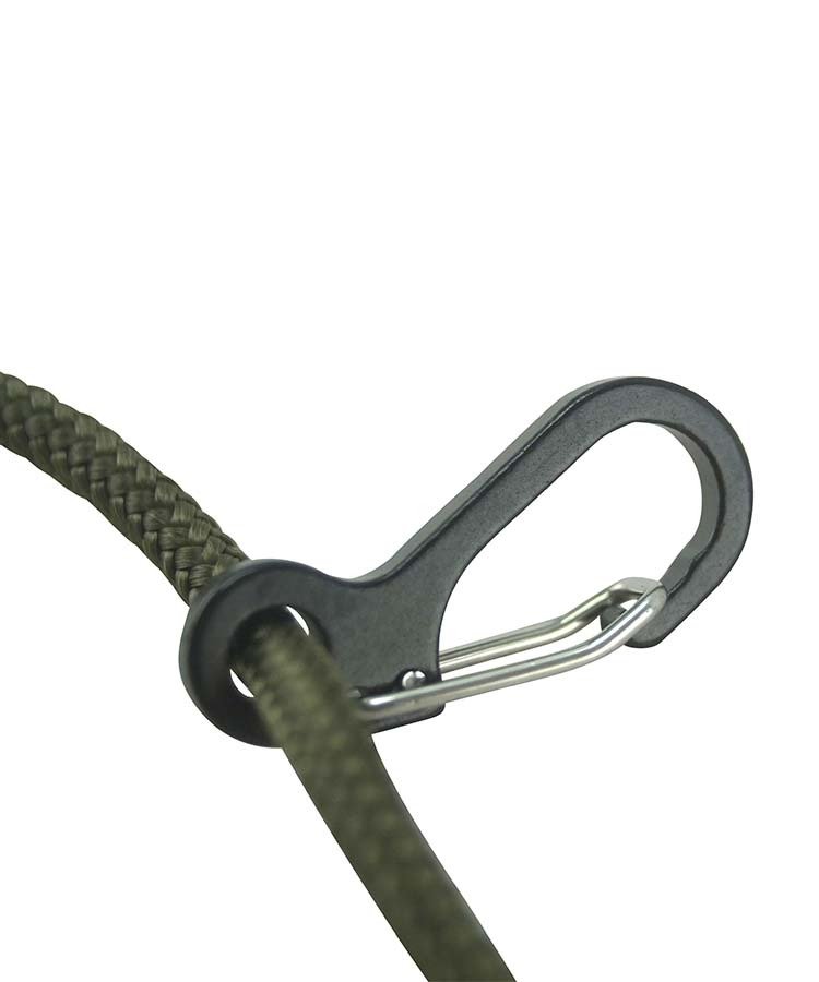 Paracord Carabiners Metal – 10 Pack – Black
