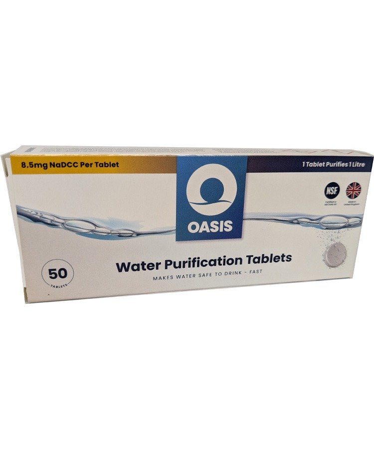 Water Purification Tablets – Pack of 50 Tablets