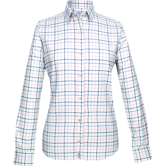 Ladies Countryman Shirt  Check Navy