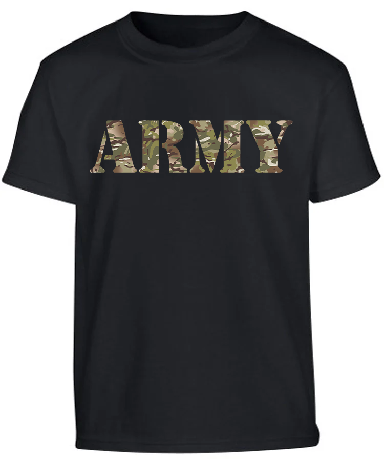 Kids BTP ARMY T-shirt – Black