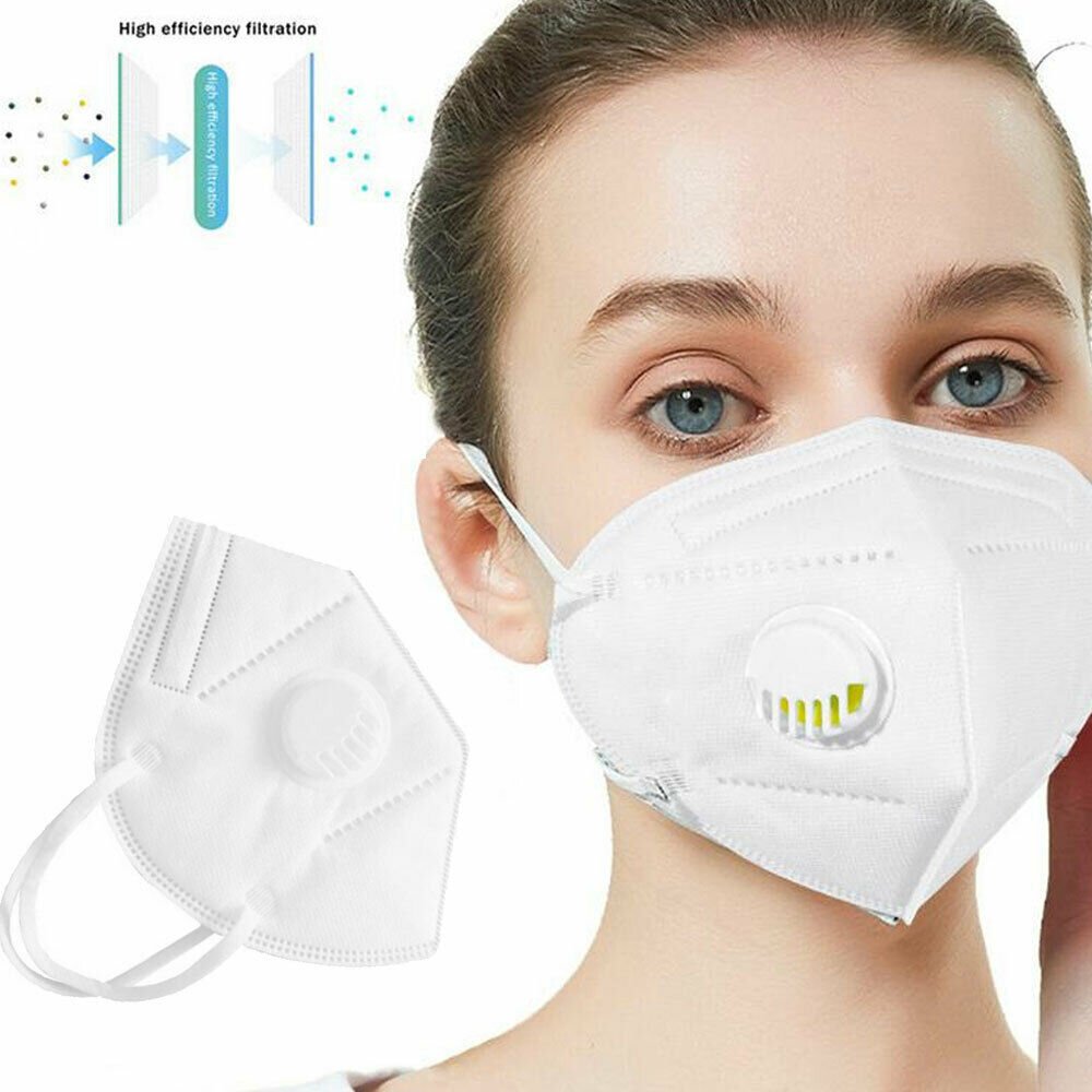 2 Pk Adult Size KN95 Face Mask